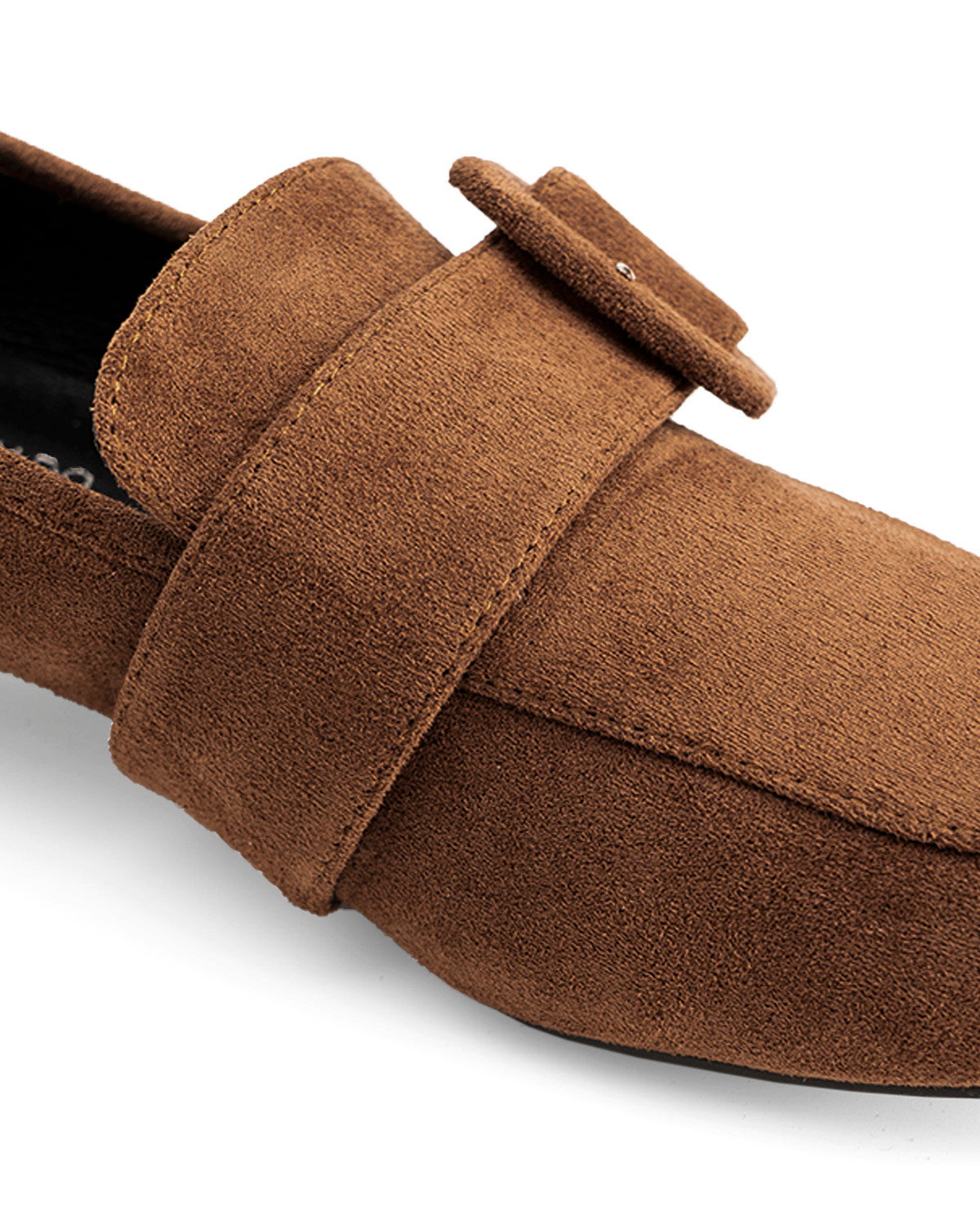 Mocasín hebilla ante marrón