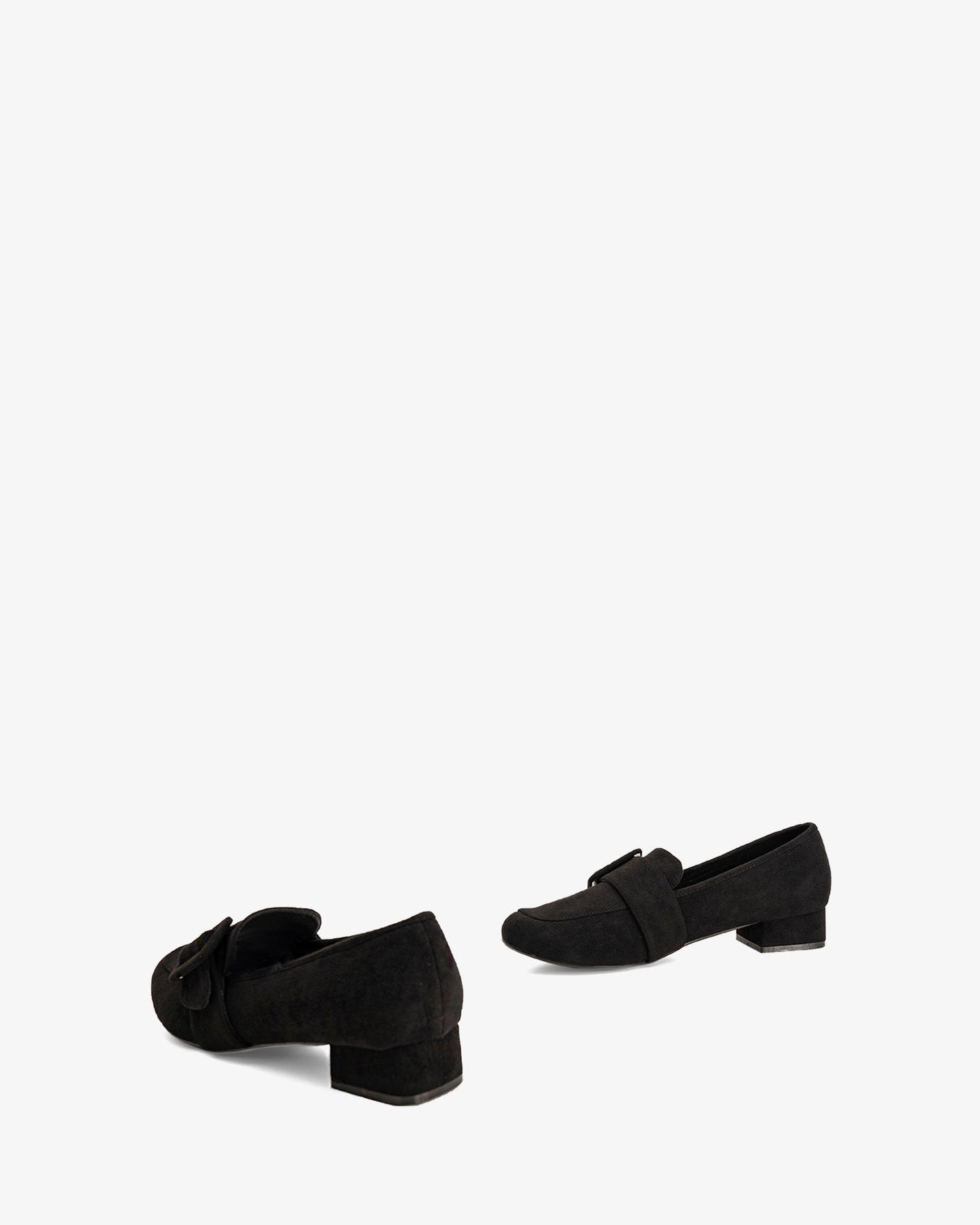 Mocasín hebilla ante negro