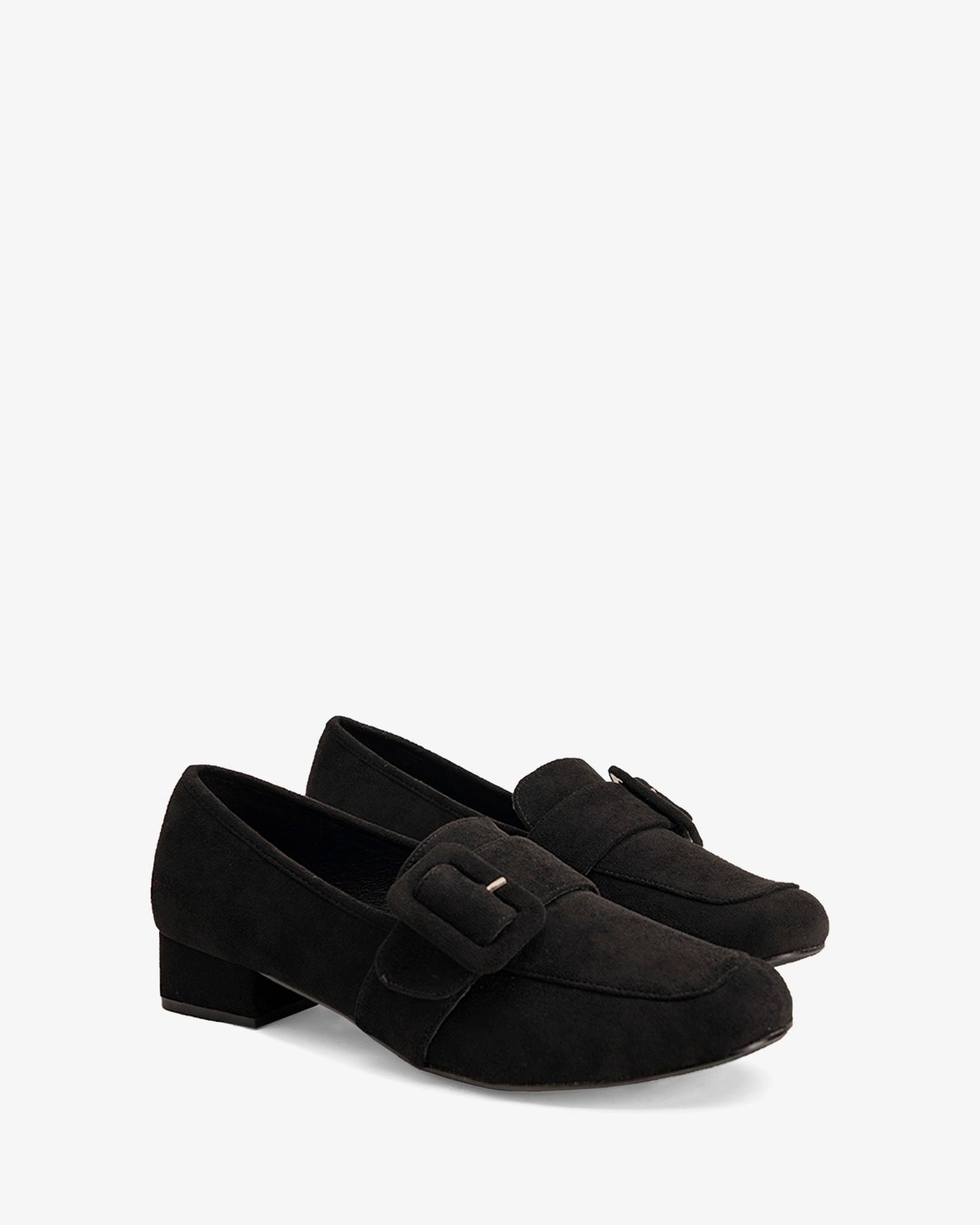 Mocasín hebilla ante negro