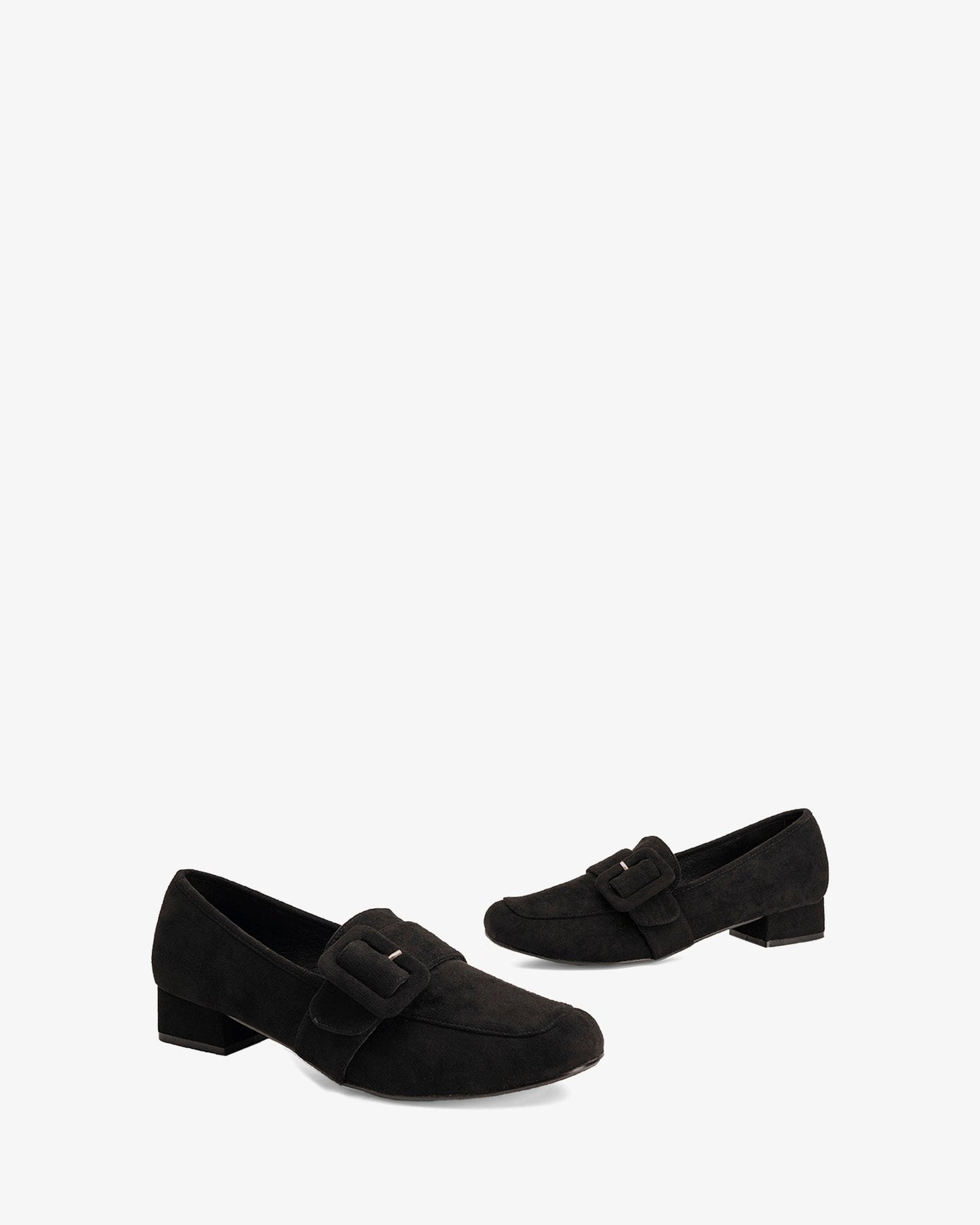 Mocasín hebilla ante negro