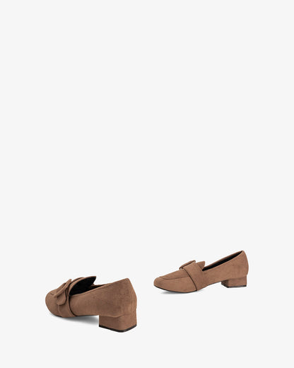Mocasín hebilla ante siena