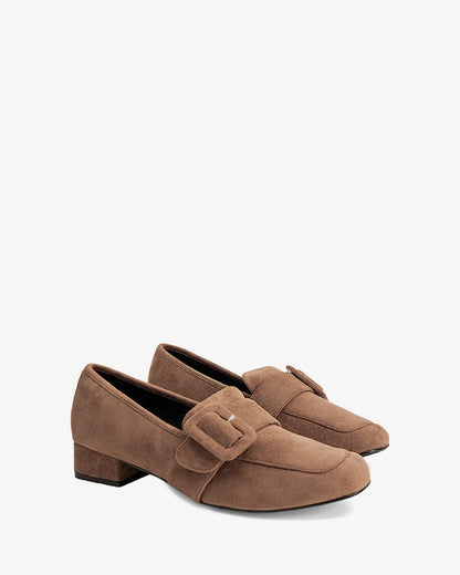 Mocasín hebilla ante siena