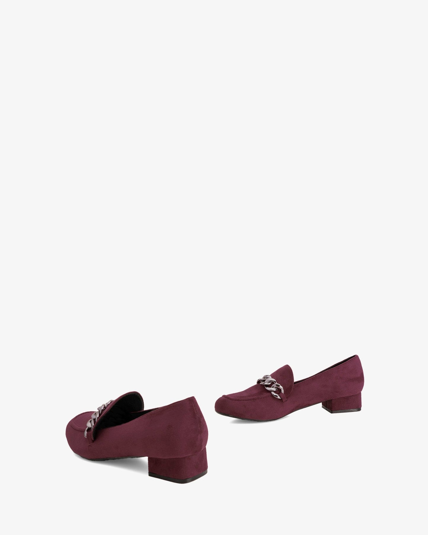 Mocasín ante burdeos eslabones