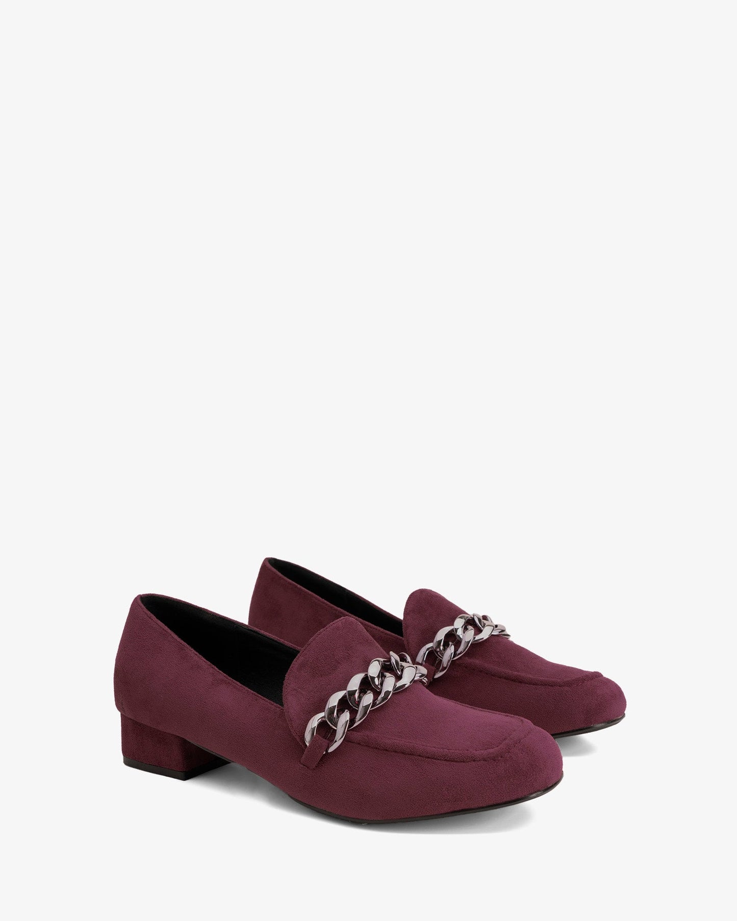 Mocasín ante burdeos eslabones