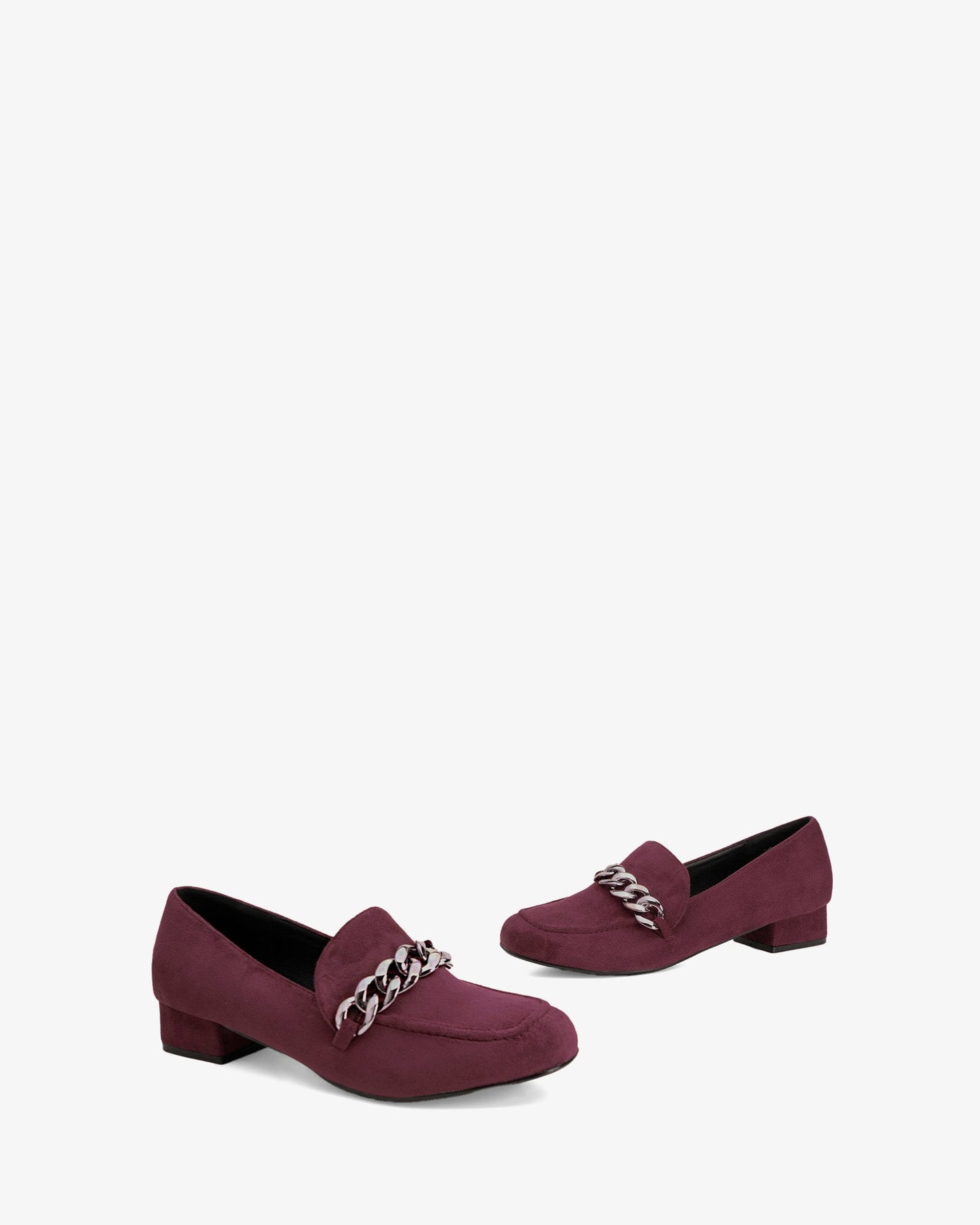 Mocasín ante burdeos eslabones