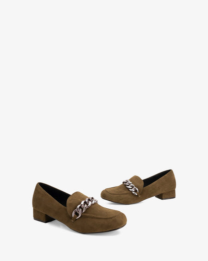 Mocasín ante kaki eslabones