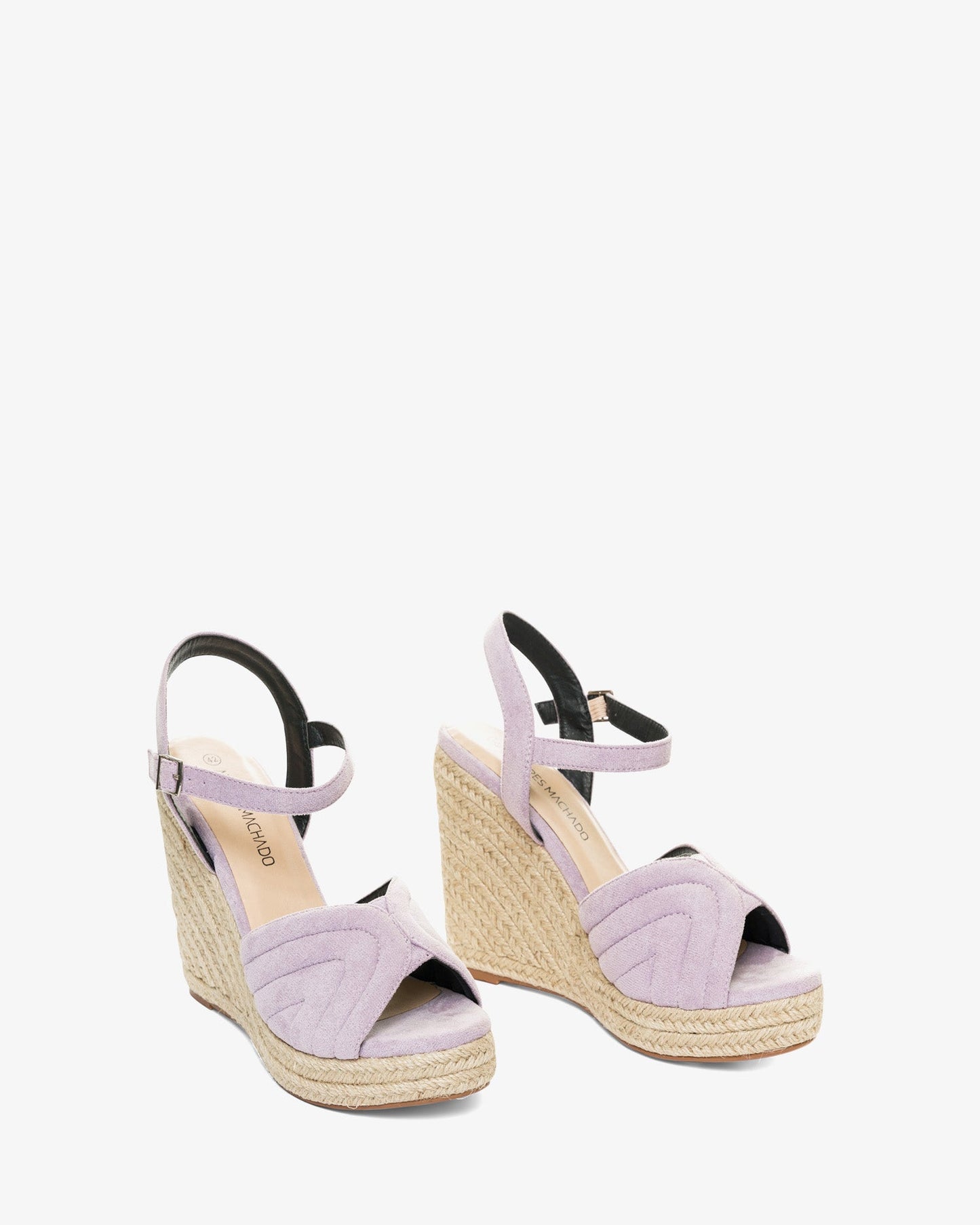 Alpargatas en símil ante malva con cuña en yute