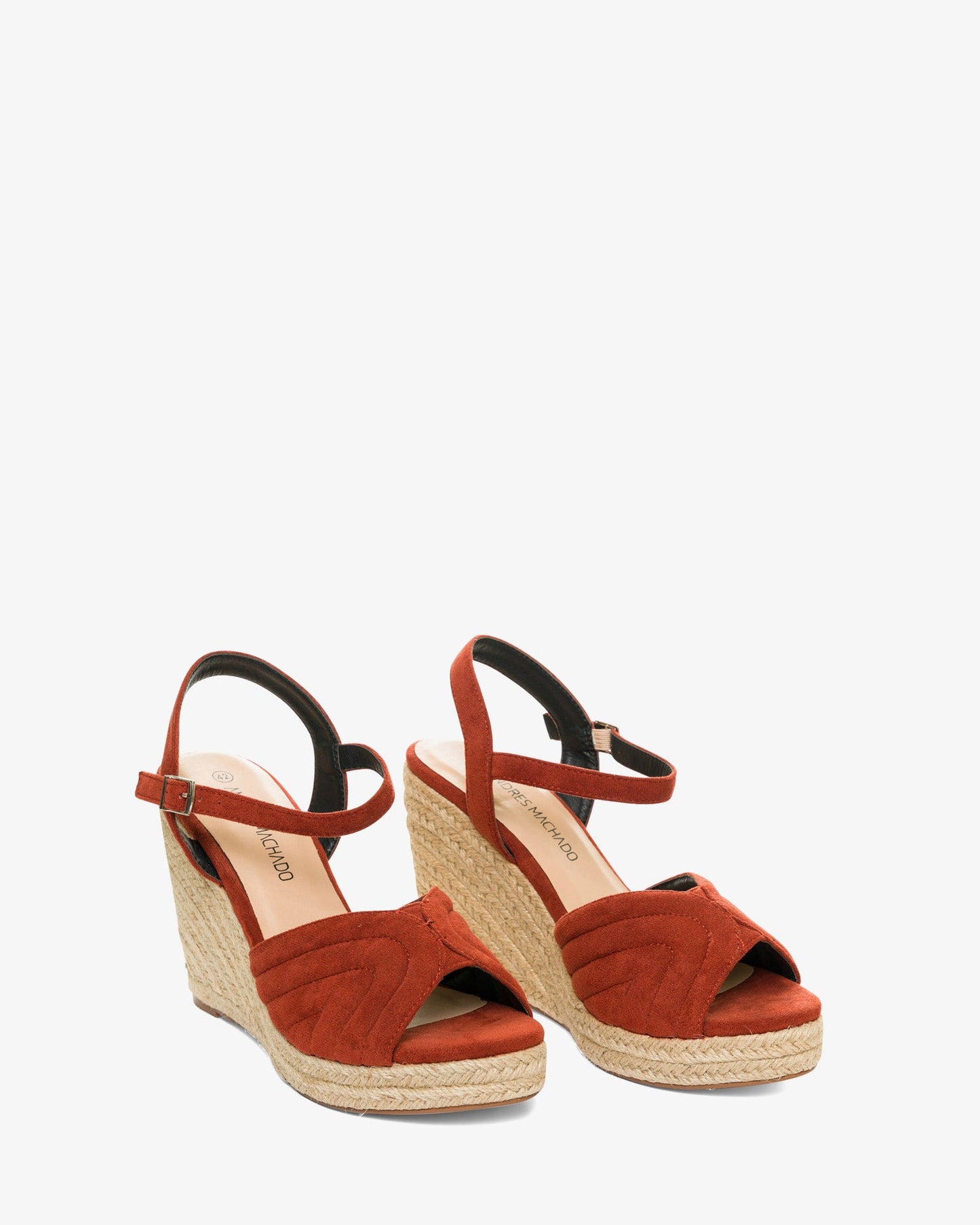 Alpargatas en símil ante teja con cuña en yute