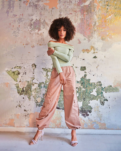 Sandalias en soft color blanco con tacón