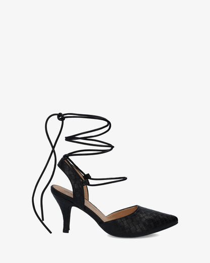 Braided salon in soft black