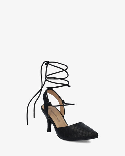 Braided salon in soft black