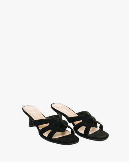 Mule en símil ante negro