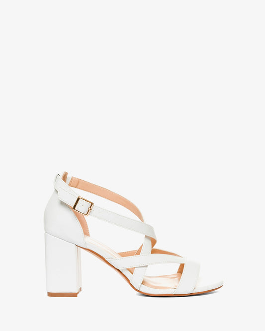 Sandalia en soft color blanco