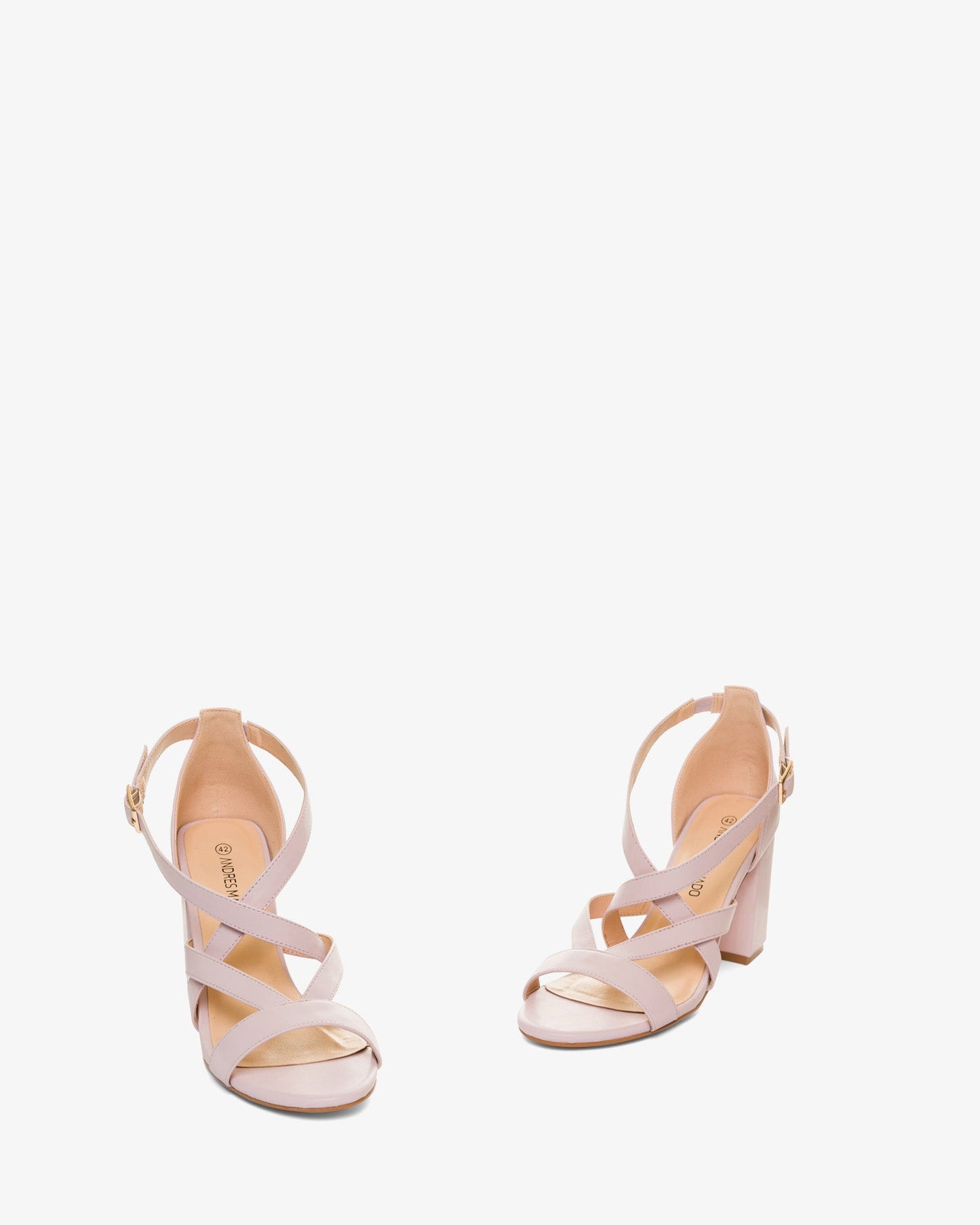 Sandalia en soft color malva