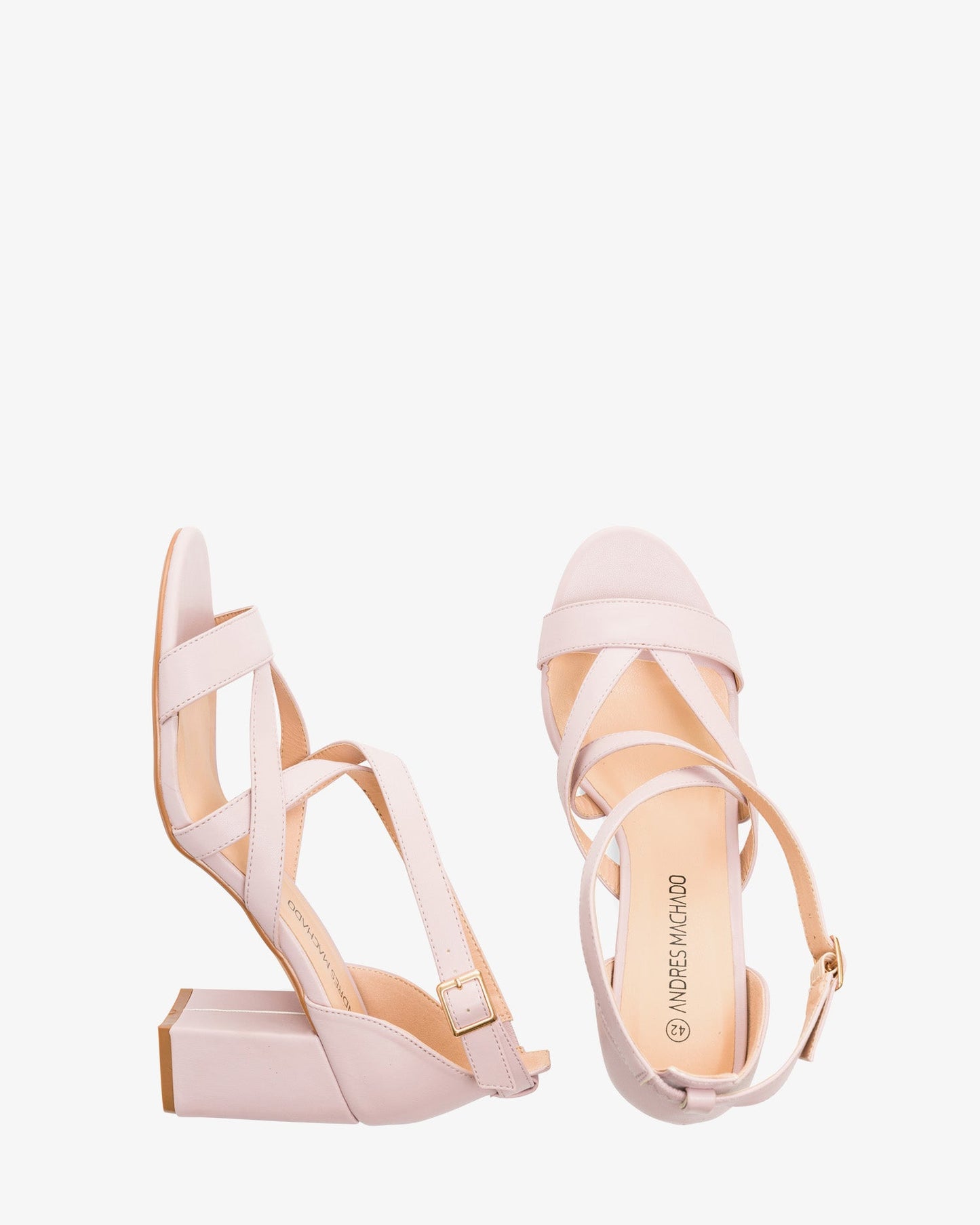 Sandalia en soft color malva