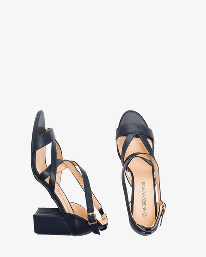 Sandalia en soft color marino