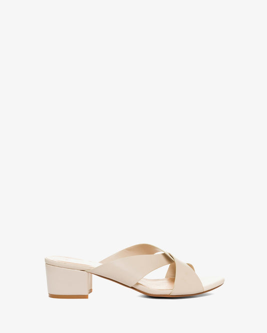 Mule en soft color crema