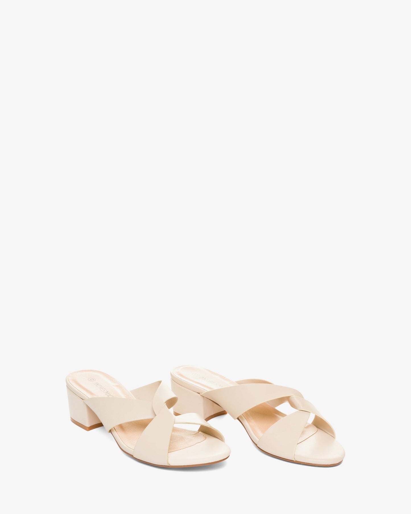 Mule en soft color crema