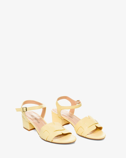 Soft yellow sandal