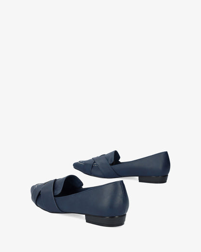 Bailarina punta fina en soft marino