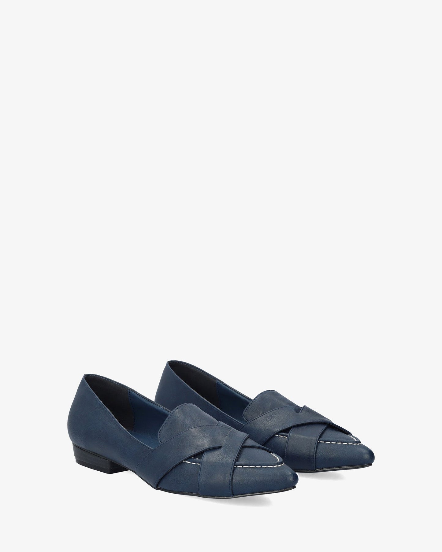 Bailarina punta fina en soft marino