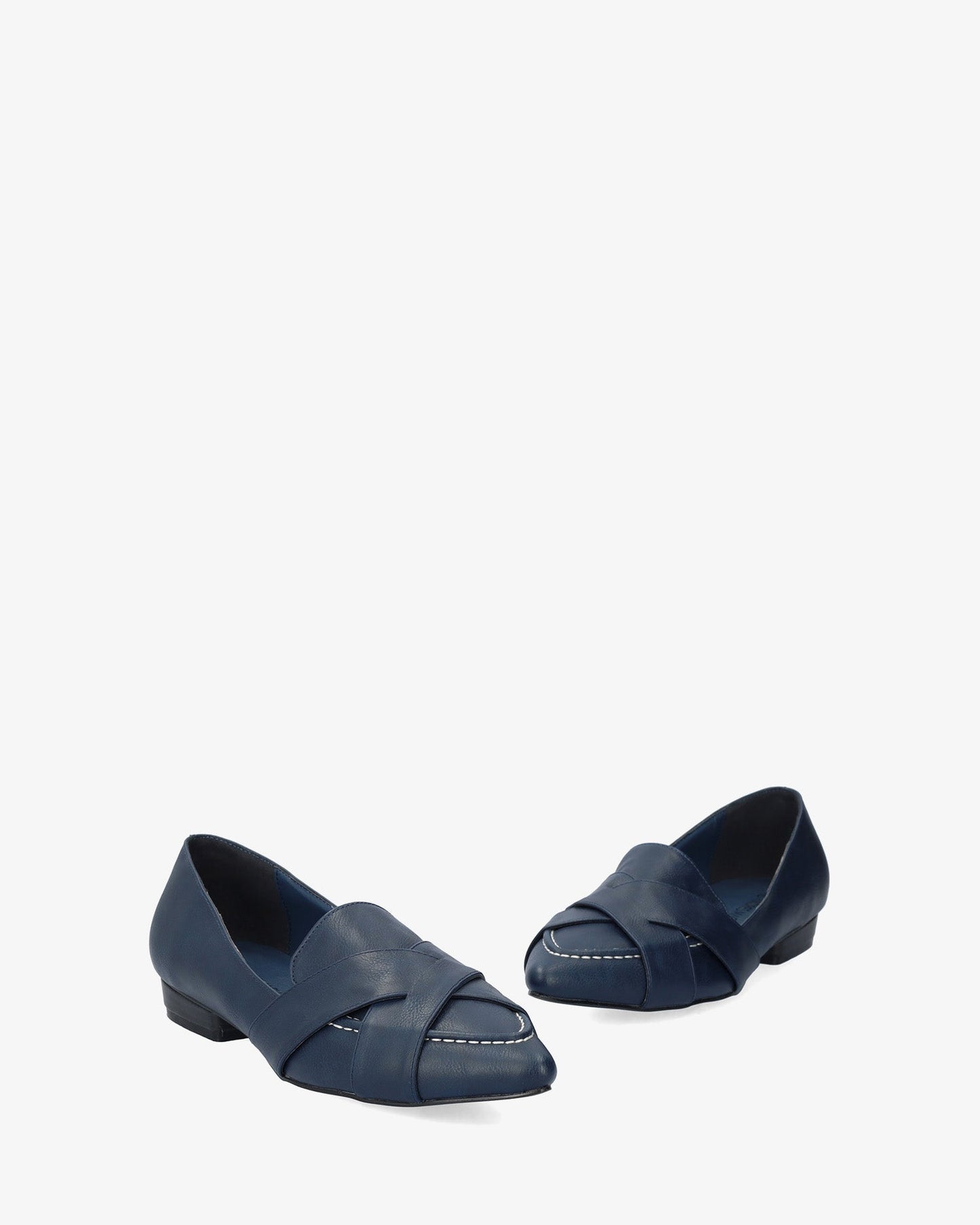 Bailarina punta fina en soft marino