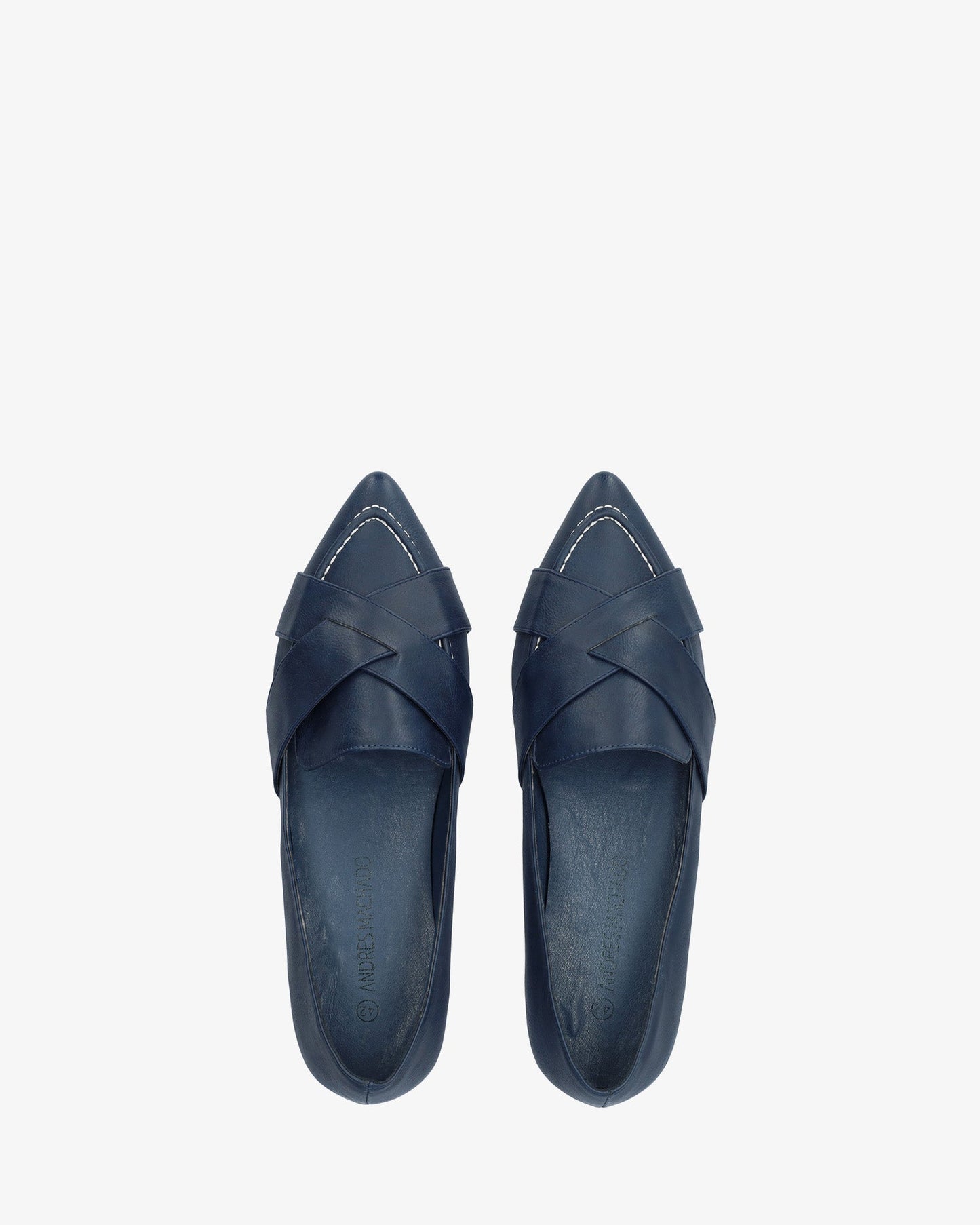 Bailarina punta fina en soft marino