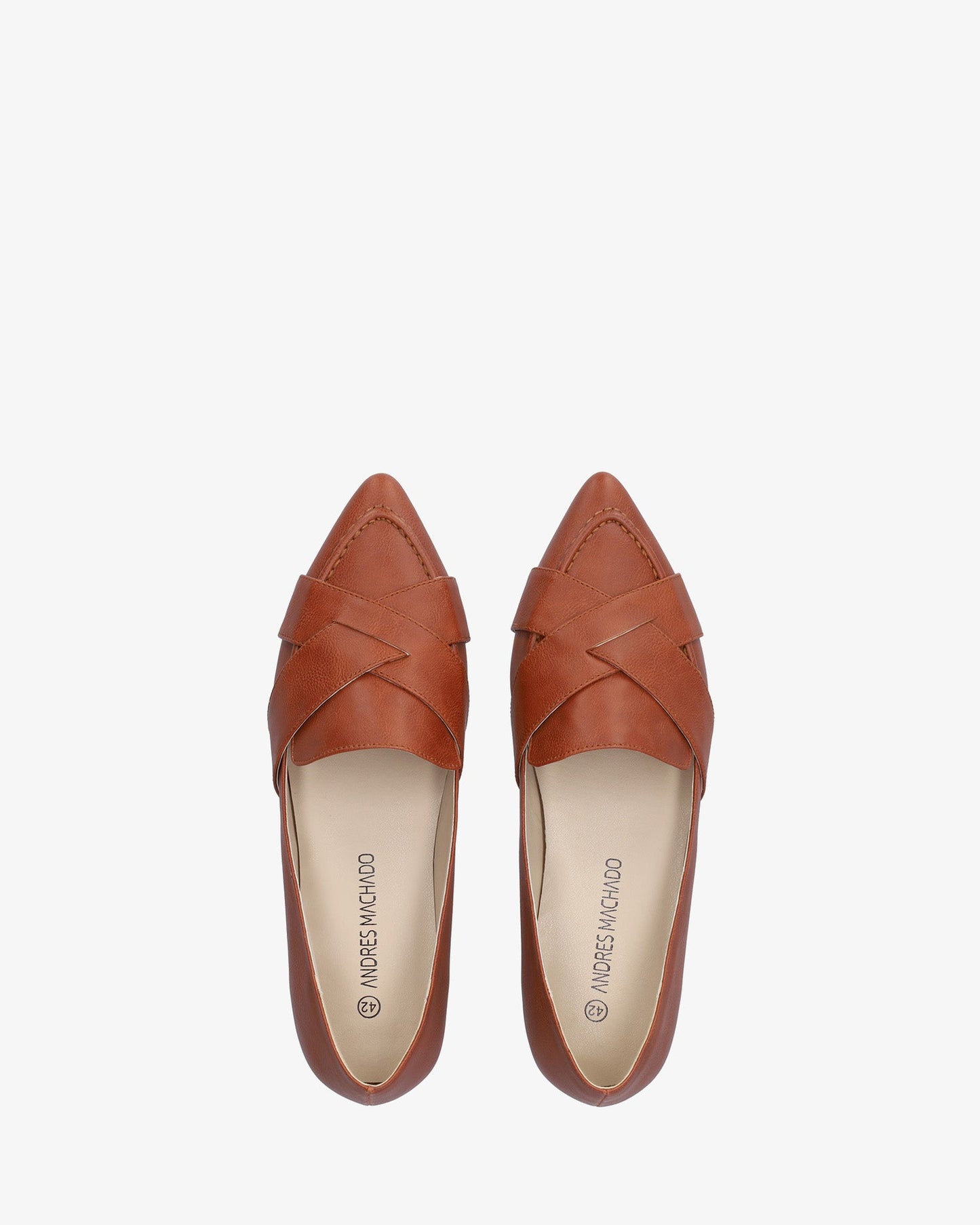 Bailarina punta fina en soft marrón