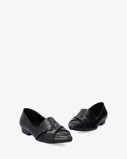 Bailarina punta fina en soft negro