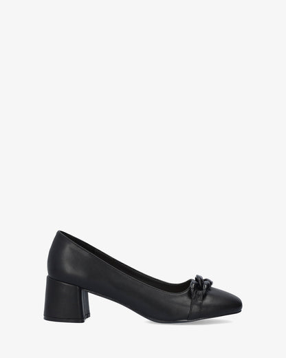 Salón de tacón en soft negro