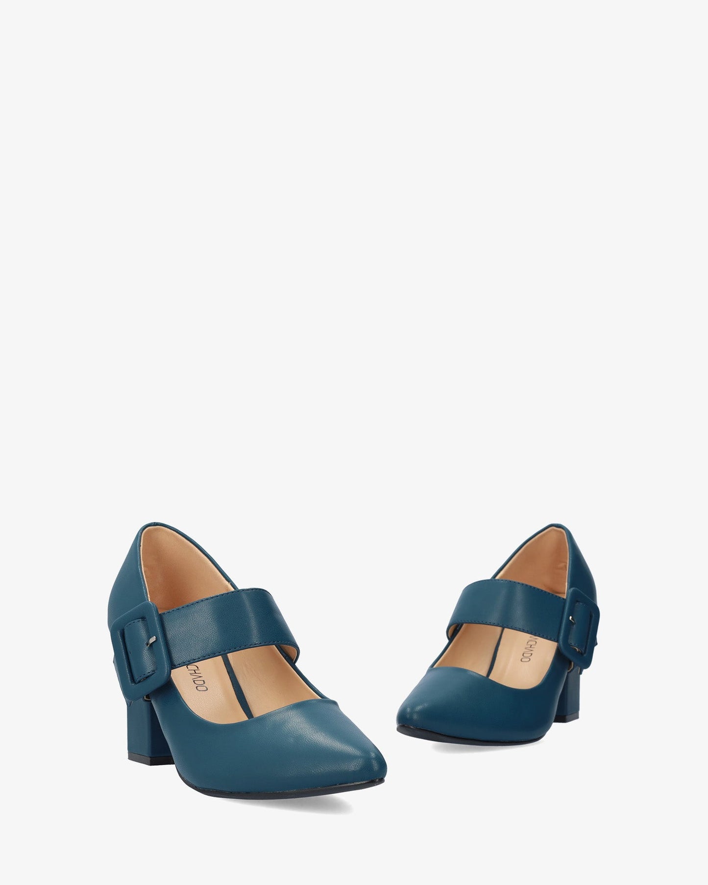 Zapato de tacón en soft azul