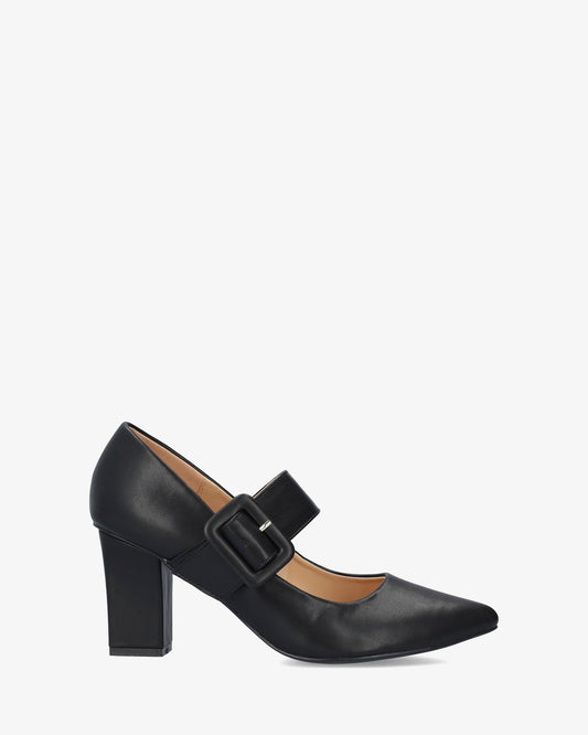 Zapato de tacón en soft negro