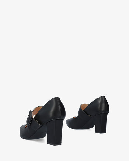 Zapato de tacón en soft negro