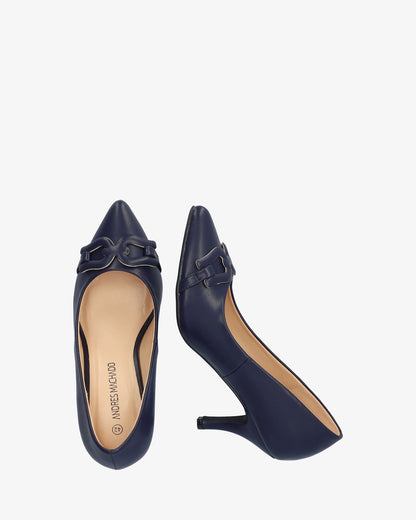 Living room in soft navy blue