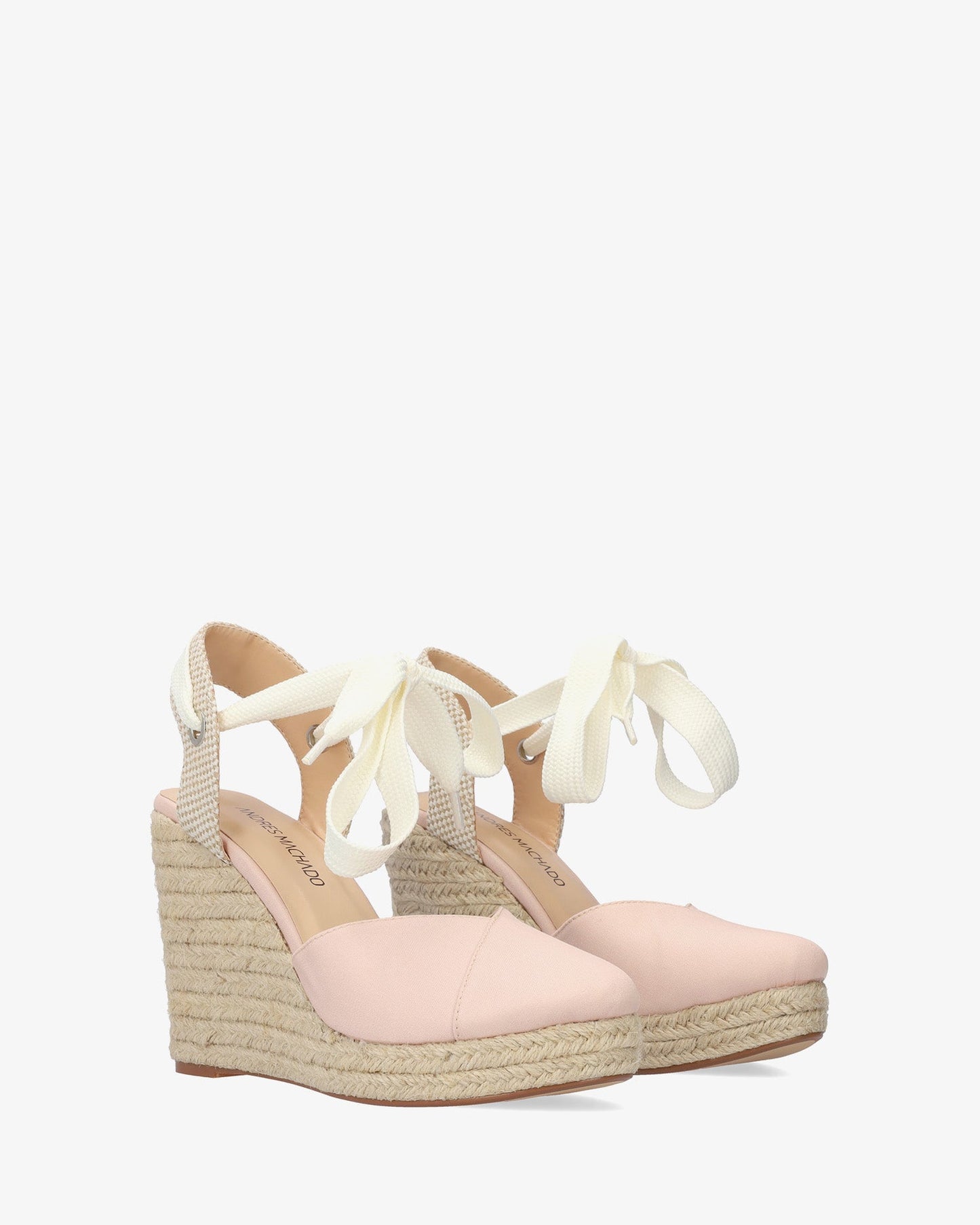Alpargata en tejido maquillaje con cuña en yute