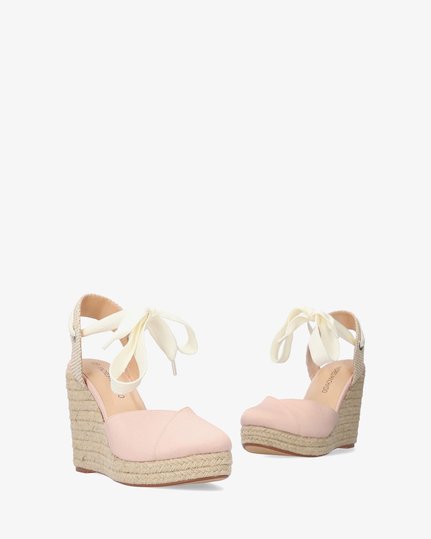 Alpargata en tejido maquillaje con cuña en yute