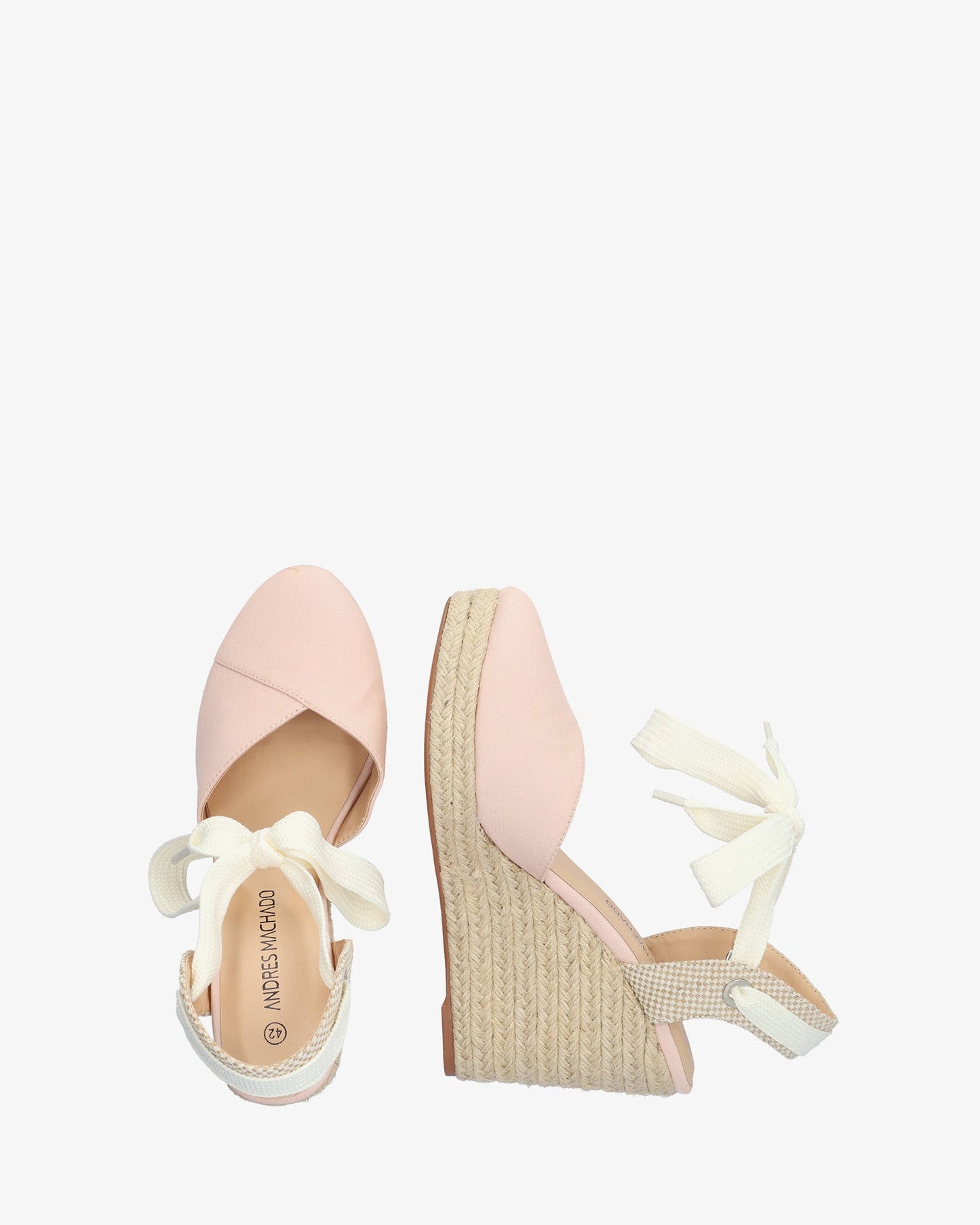 Alpargata en tejido maquillaje con cuña en yute