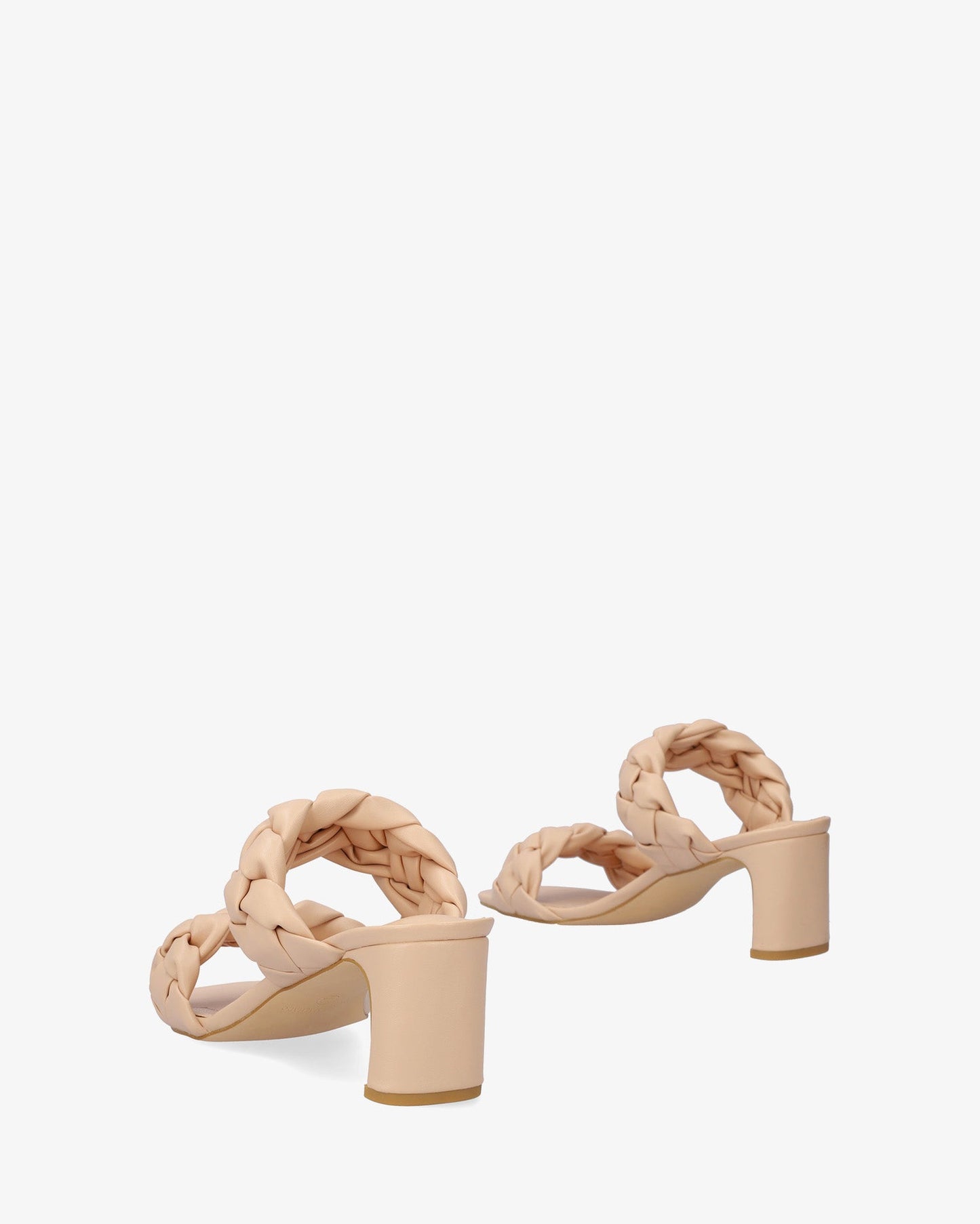 Mule en soft maquillaje con tacón semi-cuadrado