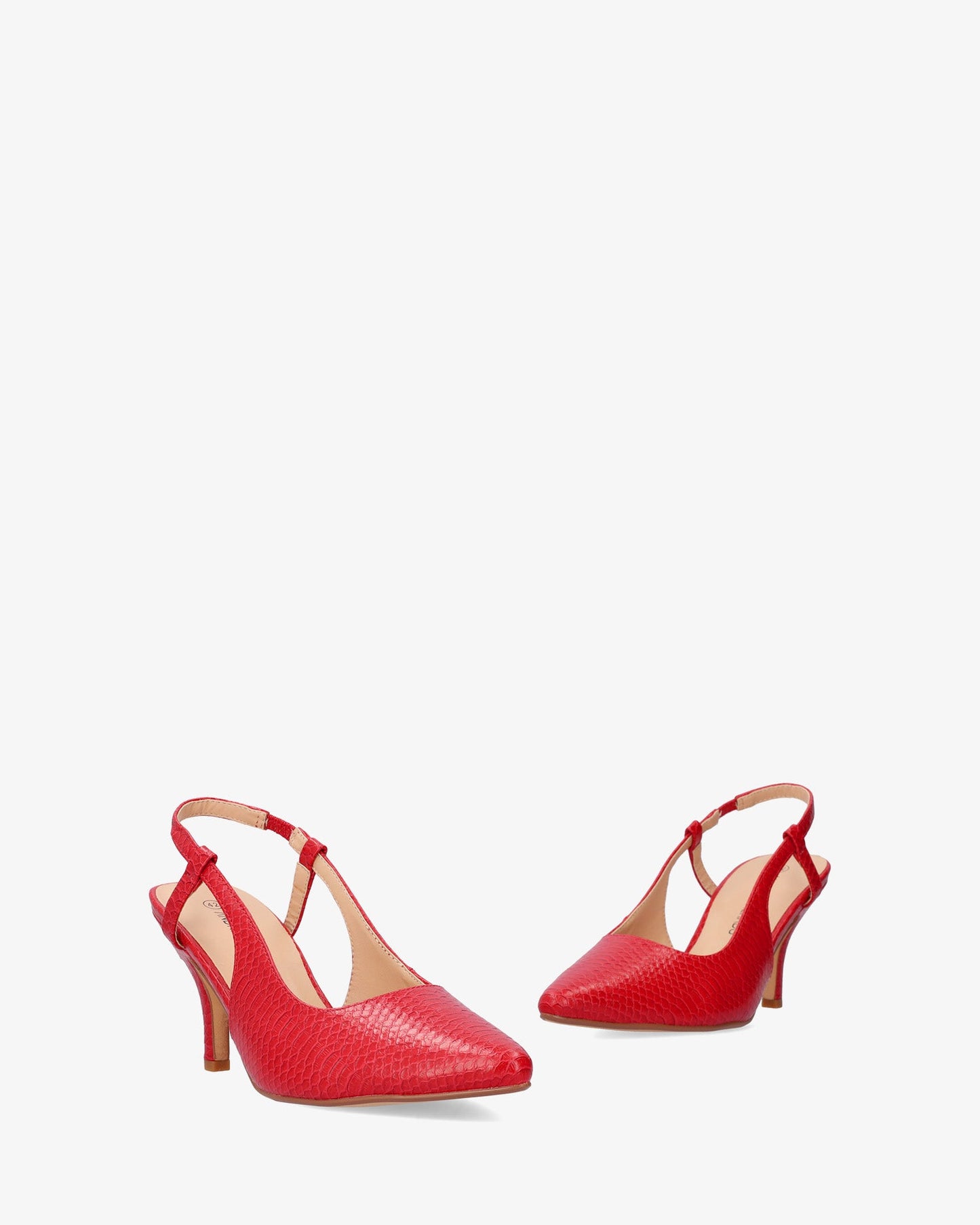 Red snake backless lounge