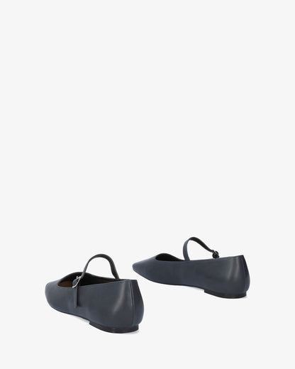 Bailarina plana en soft marino