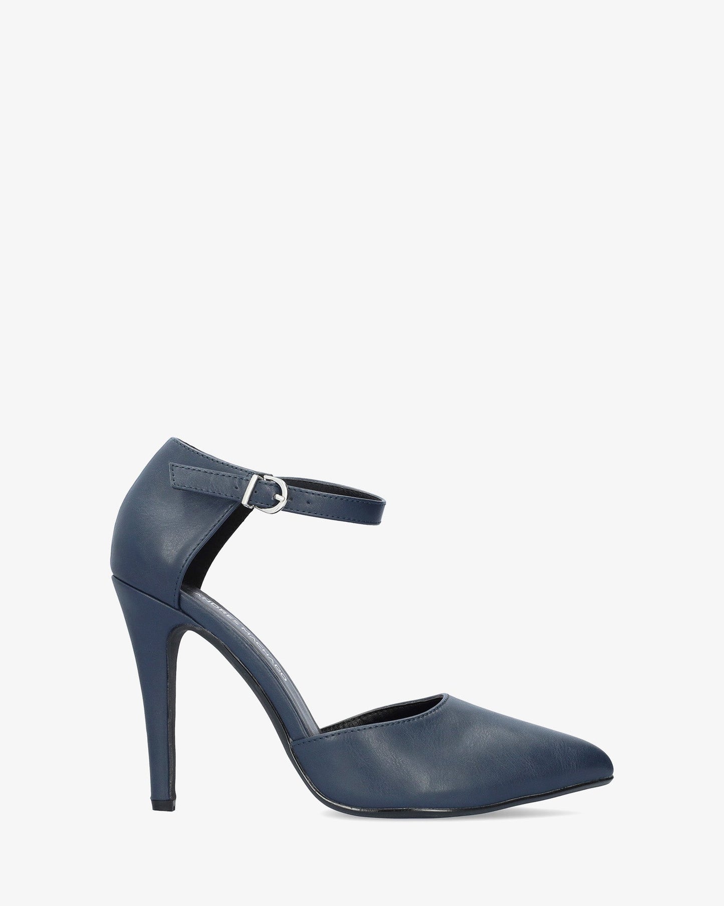 Court court with heel in soft navy