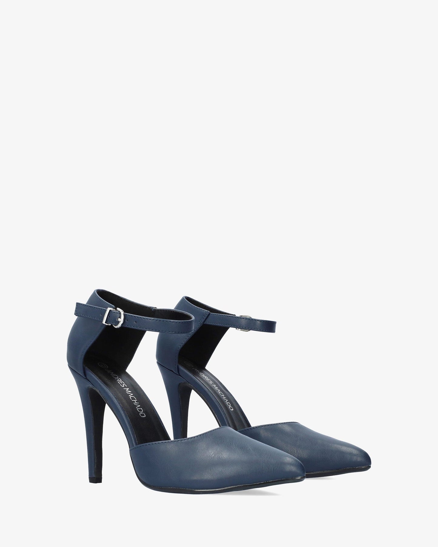 Court court with heel in soft navy