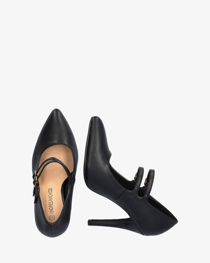 Mary Jane lounge in soft black