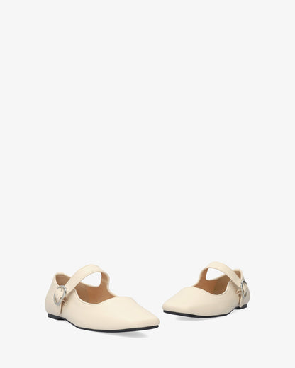 Bailarina mary jane plana en soft hueso