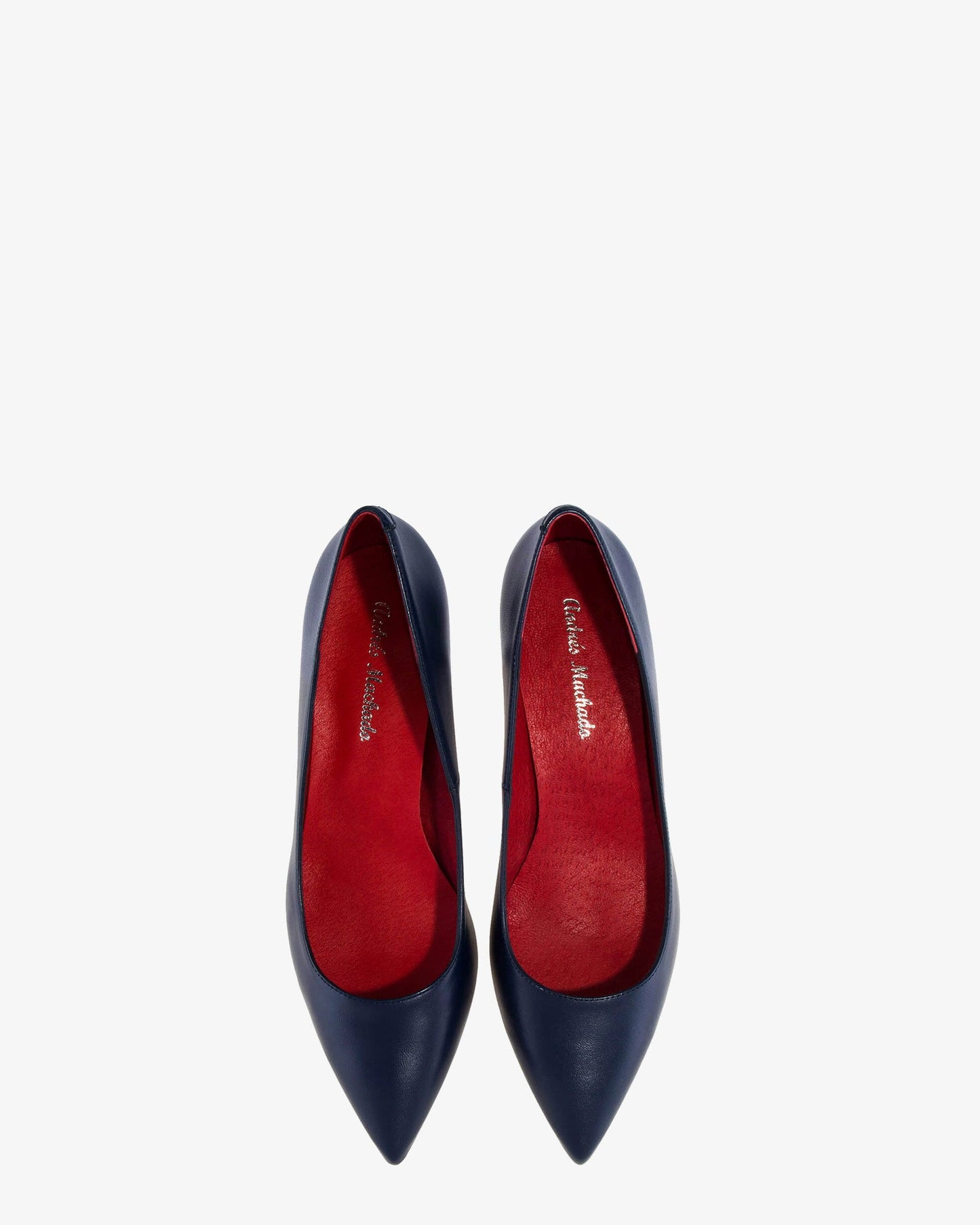 navy blue nappa leather salon