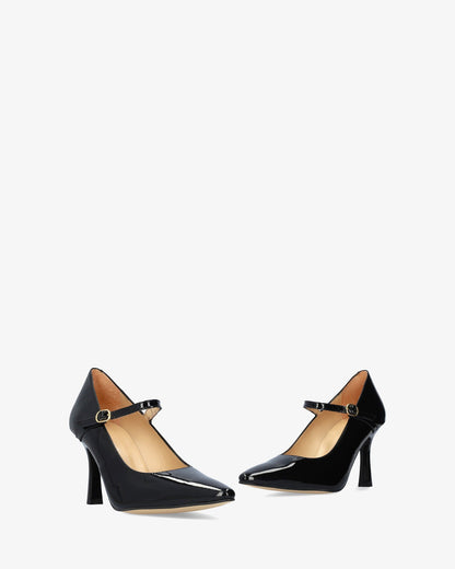 Salón en charol negro