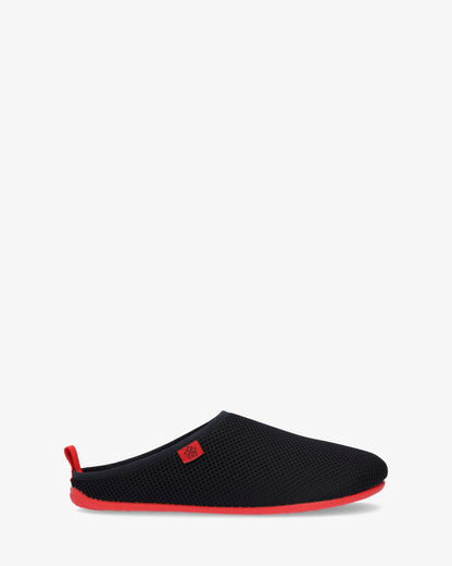 Zapatillas unisex en rejilla negro