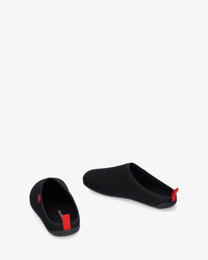 Zapatillas unisex en rejilla negro