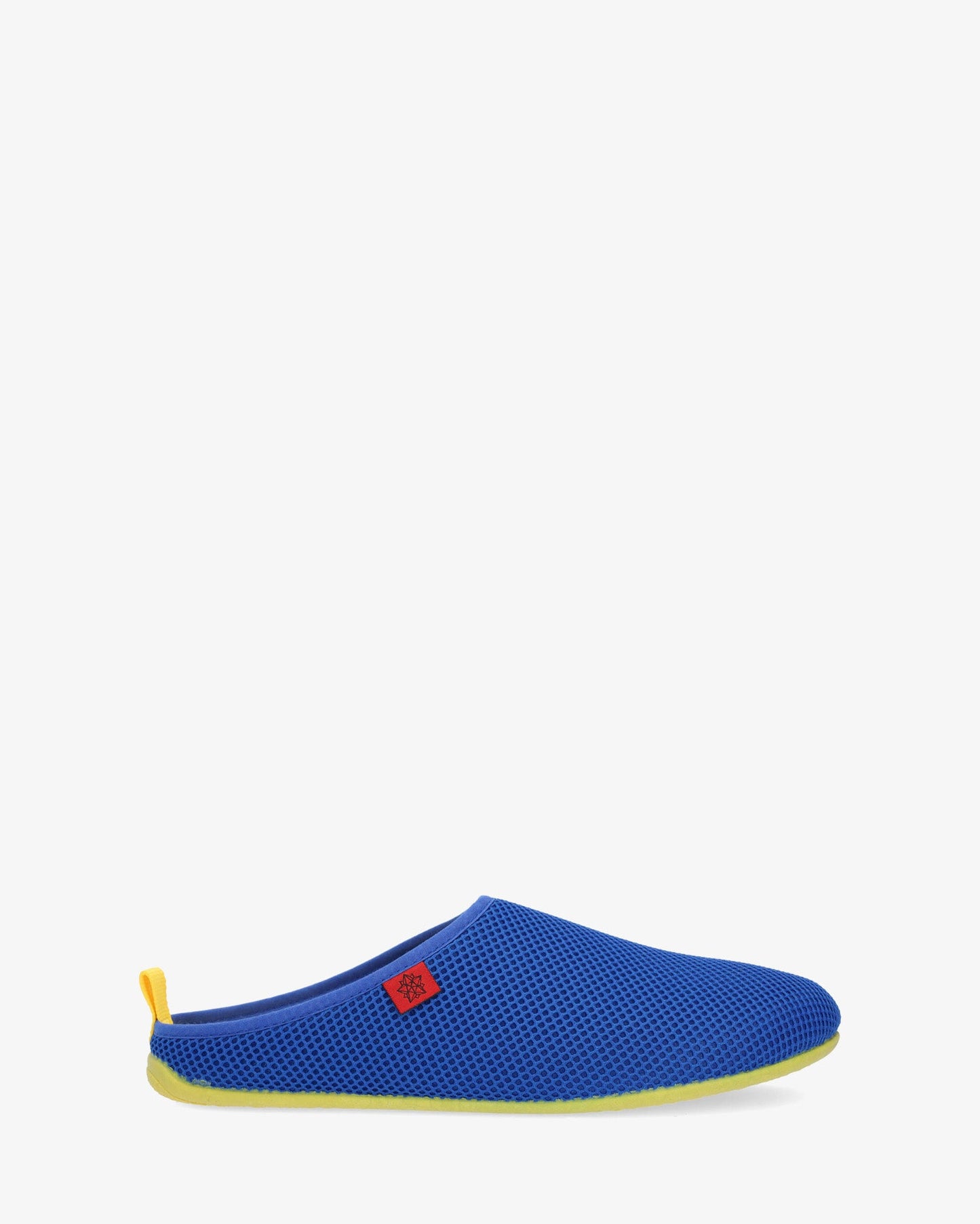 Zapatillas unisex de casa para verano en rejilla azul klein