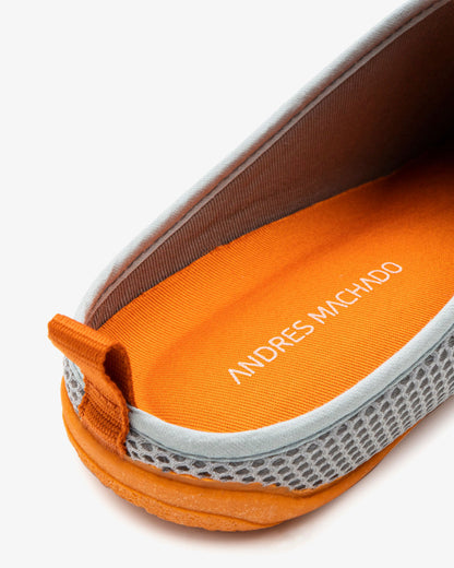 Zapatillas unisex en rejilla gris